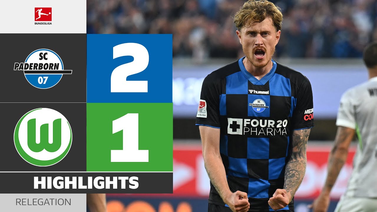Historický pád a triumf z Východního Vestfálska: SC Paderborn v baráži šokoval Wolfsburg