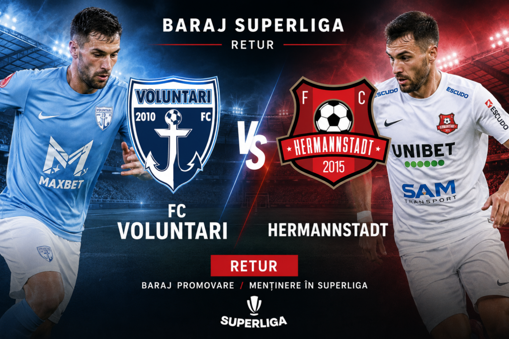 Od oltáře rovnou do bitvy o přežití: Hermannstadt hájí v odvetě baráže těsný náskok proti Voluntari