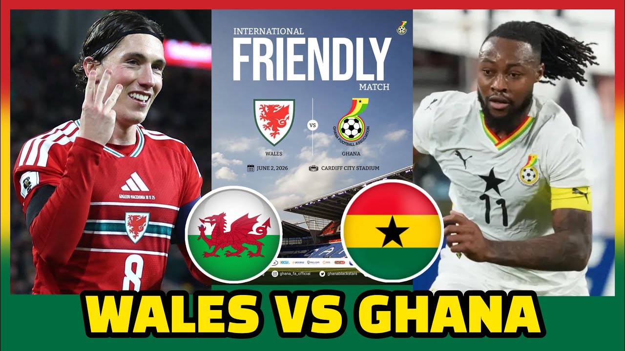 Wales vyhlíží odraz k lepším zítřkům, Ghana odvrací předšampionátovou krizi v historické generálce