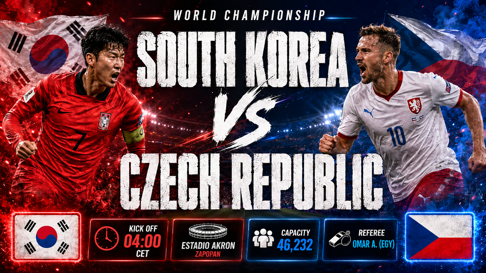 Jižní Korea - Česko : Taktická bitva v mexické výhni prověří postupové ambice obou týmů