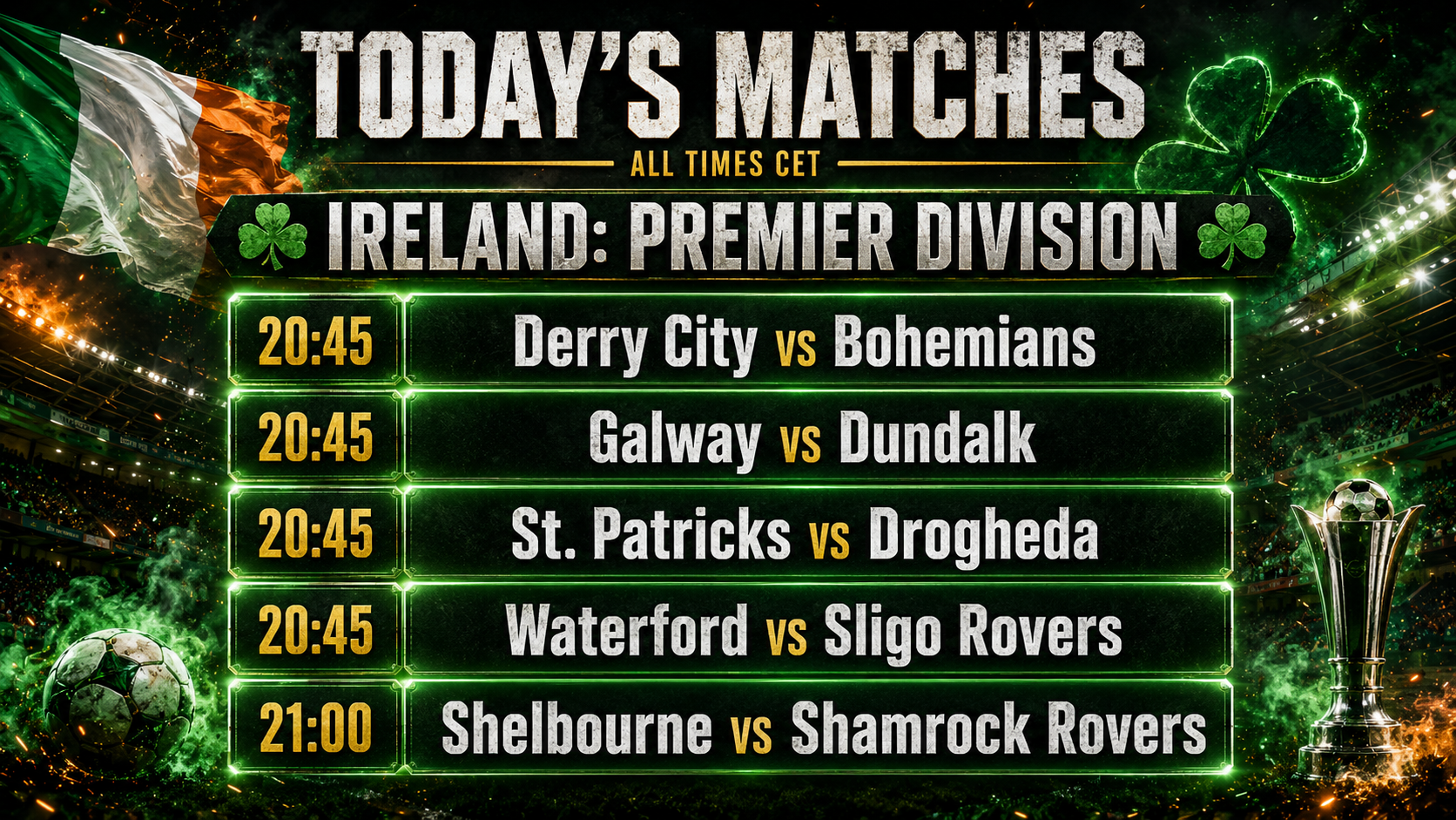 Dublin v plamenech a kompletní preview třaskavého kola irské ligy