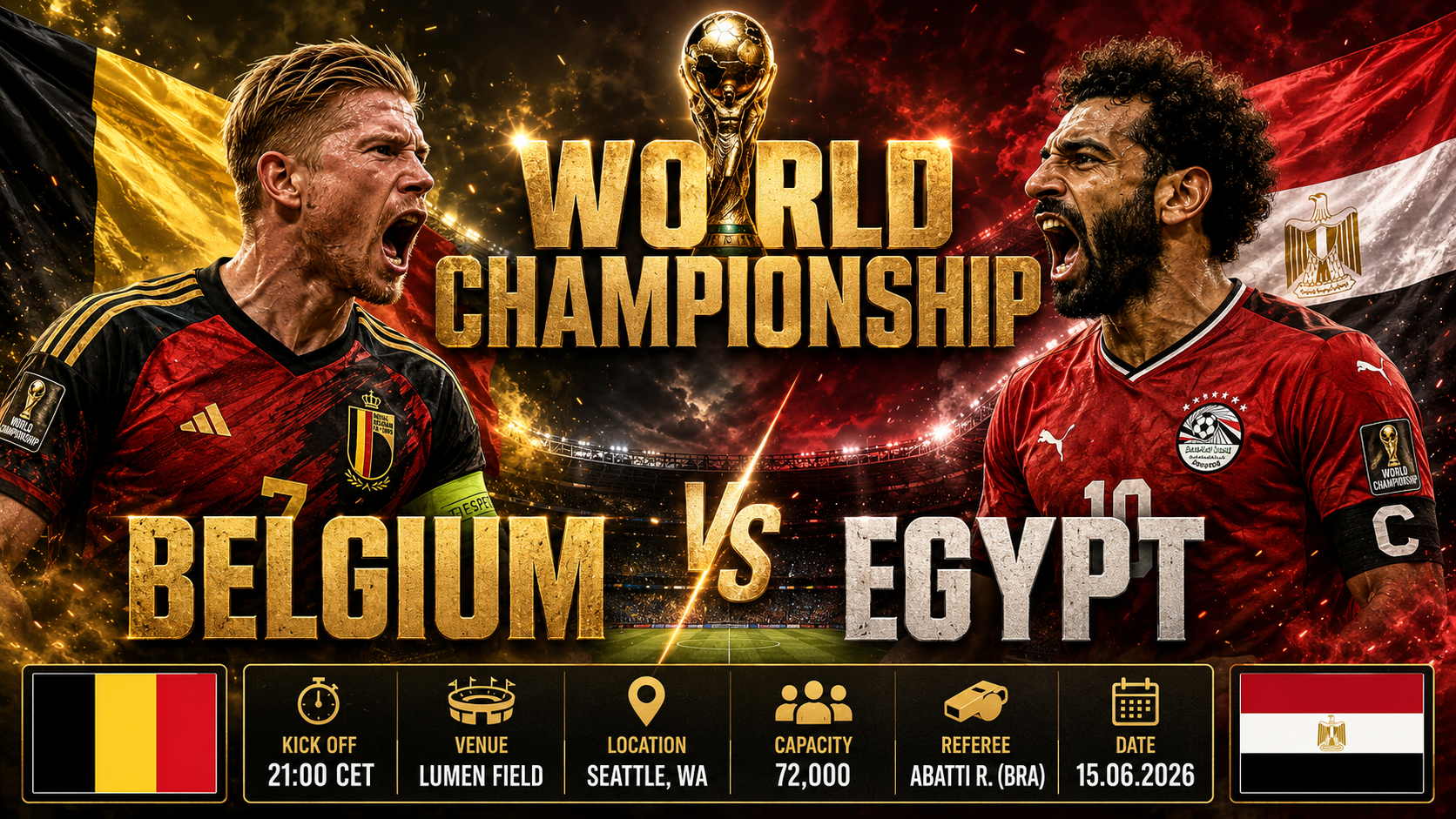 Belgium - Egypt : Nová éra Rudých ďáblů čelí egyptské defenzivní síle